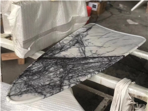 Vessel Design Stone Cafe Table Tops Milas Lilac Marble Work Tops